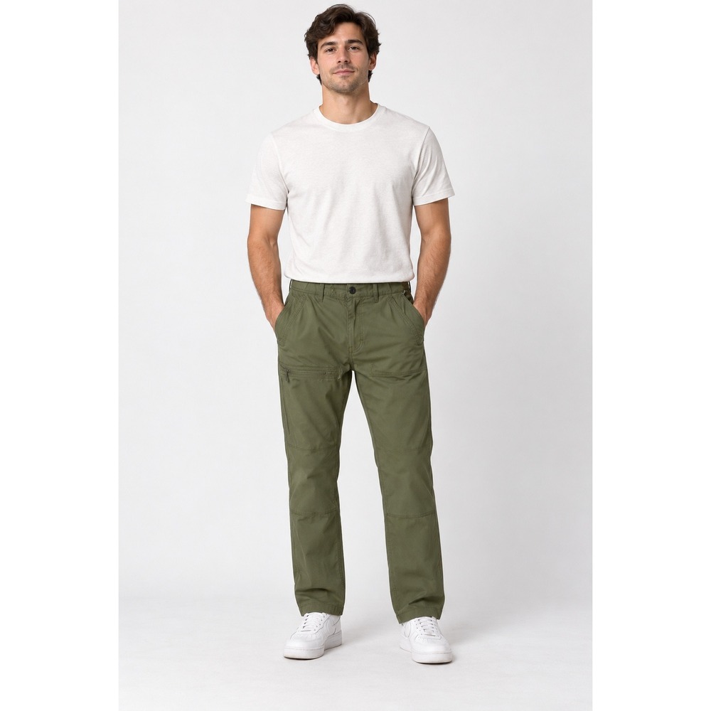 Volcom Vorta Adventure Pants Mens 29 Olive Green Packable Utility Cotton Blend